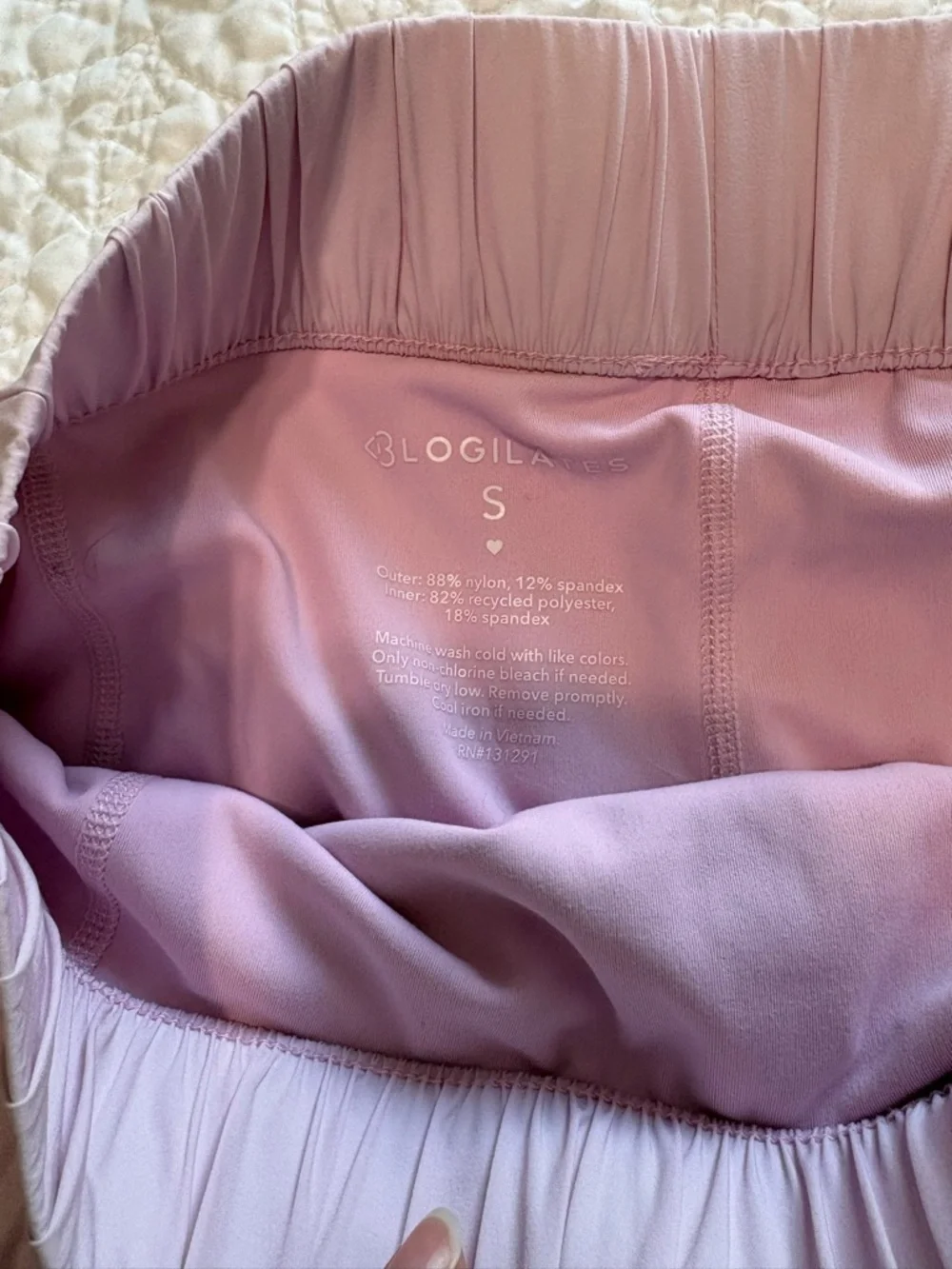 Target x Blogilates Pink Ruffle Shorts - Picture 3 of 5